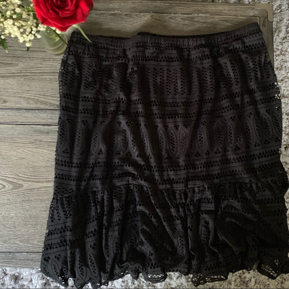 ⭐️Host Pick⭐️ Cato Plus Size Black Lace Skirt